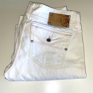 White diesel jeans